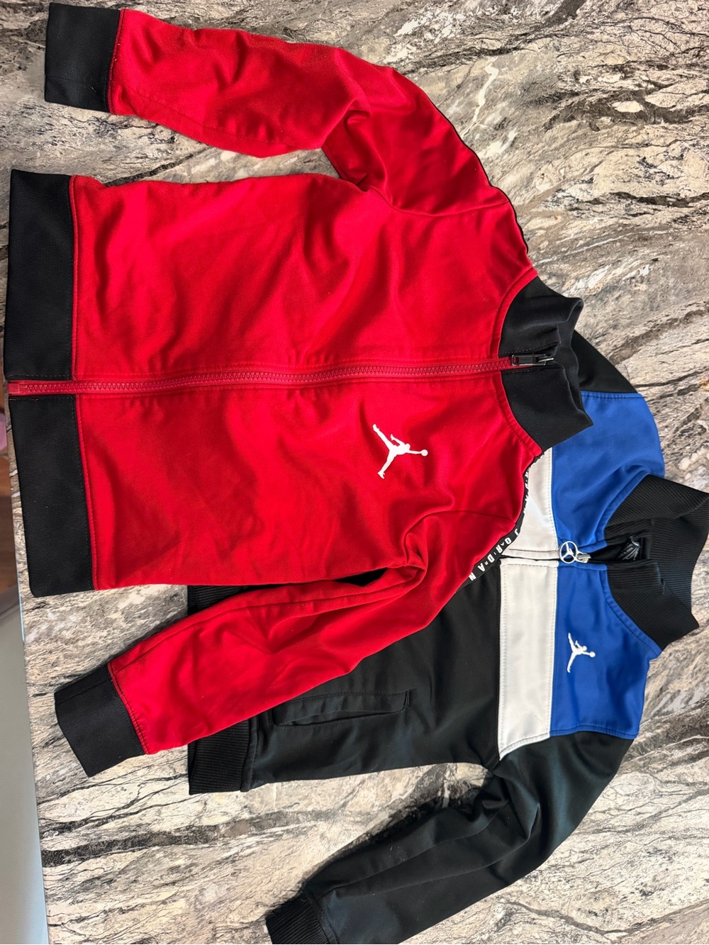 Jordan Kids' Red & Black Track Jacket with Jumpman Logo